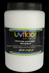 Peinture UV  invisible 1 litre Yellow