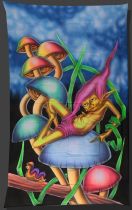Tenture Fluorescente Airbrush AR093
