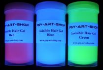 Pack hair gel fluo invisible 3 couleurs