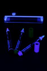 Kit de marquage UV invisible 3 marqueurs permanent + lampe UV 4W 