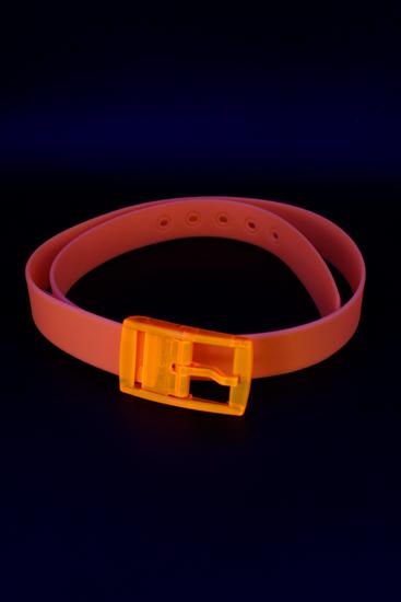 Ceinture orange fluo large 