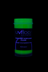 Peinture fluorescente 100ml UV active VERT