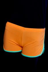 Short court orange fluo UV 