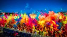 Poudre color Holi fluo 
