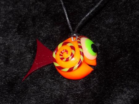Pendentif « rigolos zanimaux » poisson