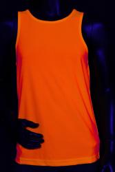 Débardeur sport orange fluo homme XL