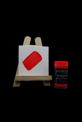 Peinture fluorescente 100ml UV active ROUGE