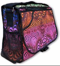 Sac à bandoulière UV motif Psy Rainbow Fractal