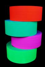 Adhésif fluo pack 4 couleurs 25m X 5cm