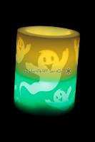 Set de 4 bougeoirs LED thème Halloween