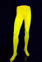 Collant taille standard jaune fluo