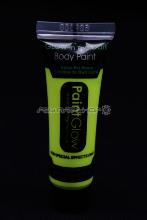 Maquillage fluo phospho jaune