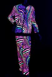 Tenue fluo animalier unisexe  S