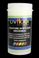 peinture UV  invisible bleu 100ml