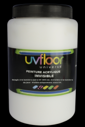 Peinture UV  invisible 1 litre Red