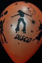 25 Ballons Fluo Disco UV