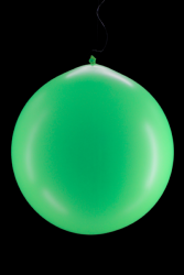 10 ballons géants ronds vert fluo Ø60 cm