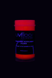Peinture fluorescente 100ml UV active ROSE