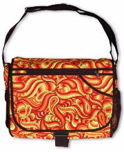 Sac  bandoulire UV motif Psy Fire Splash