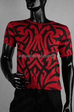 Tshirt homme GADO GADO Vienna Red / Black