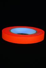 Gaffer orange fluo 19mm x 25m plastifié