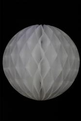 Décoration géante boule fluo blanche - Ø 50 cm