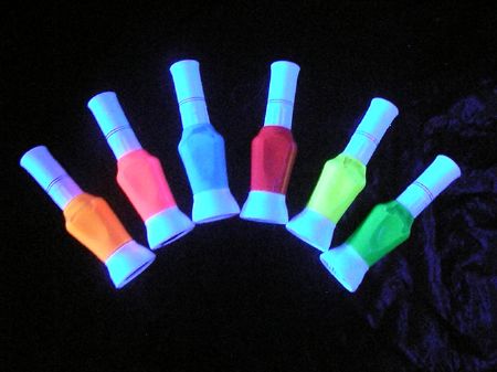 Nail art fluorescent Red UV actif