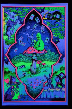Poster psychedelic : Wonderland