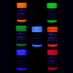 Pack Peinture fluo acrylique 7 couleurs 100 ml