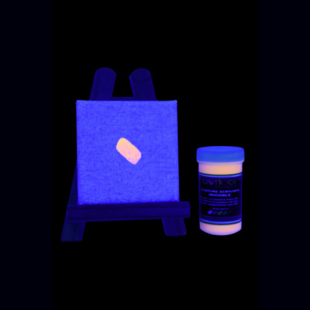 Peinture UV  invisible 1 litre Orange