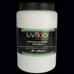 Peinture UV  invisible 1 litre Red
