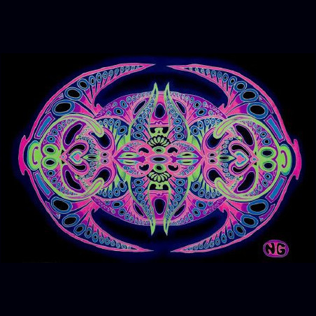 c-WX66B PINK TRIBAL ANGEL