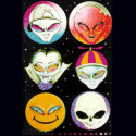Poster psychedelic fluo : Nous sommes Partout
