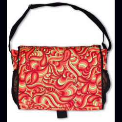 Sac à bandoulière UV motif Psy Fire Splash