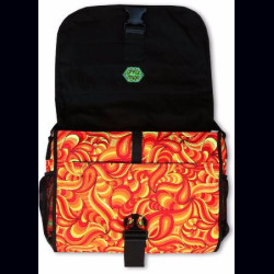 Sac à bandoulière UV motif Psy Fire Splash