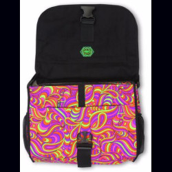 Sac à bandoulière UV motif Psy Candy Splash