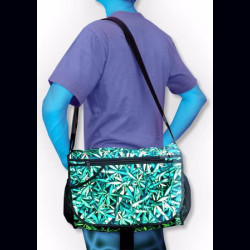 Sac à bandoulière UV motif Psy Sea of Green Weed