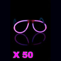 Kit 50 lunettes fluo rose