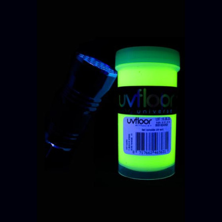 Outil formation hygiène des mains: simulateur contamination + torche UV