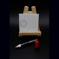 Marqueur invisible UV Rouge Permanent ClearUVColor®