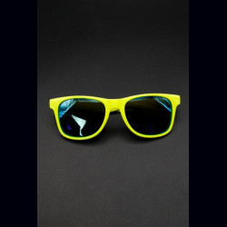 Lunettes jaune fluo UV années 80