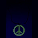 Collier jaune fluo Hippie 