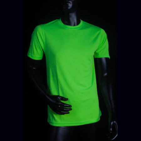 T-shirt homme sport vert fluo UV