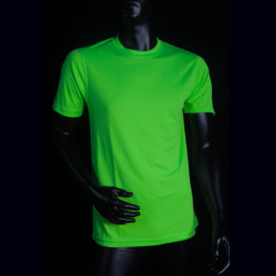 T-shirt homme sport vert fluo UV