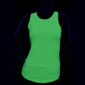 Débardeur femme sport vert fluo UV