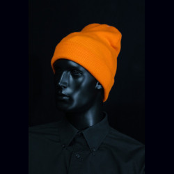 Bonnet orange fluo UV