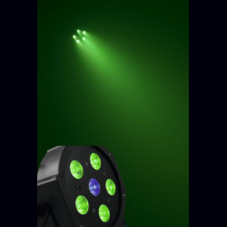 Projecteur RGB + UV 3W DMX