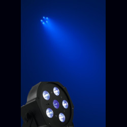 Projecteur RGB + UV 3W DMX