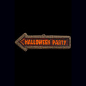 Panneau Halloween 3D fluorescent 56 x 17 cm