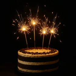 100 cierges magiques 30 centimètres - 70 secondes